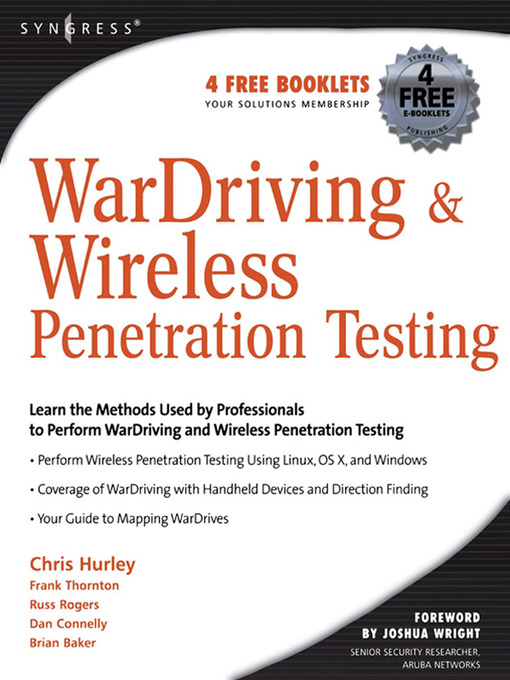 Cover image for WarDriving and Wireless Penetration Testing